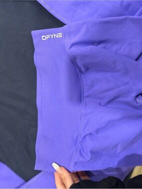 DFYNE High-Waist Purple Leggings